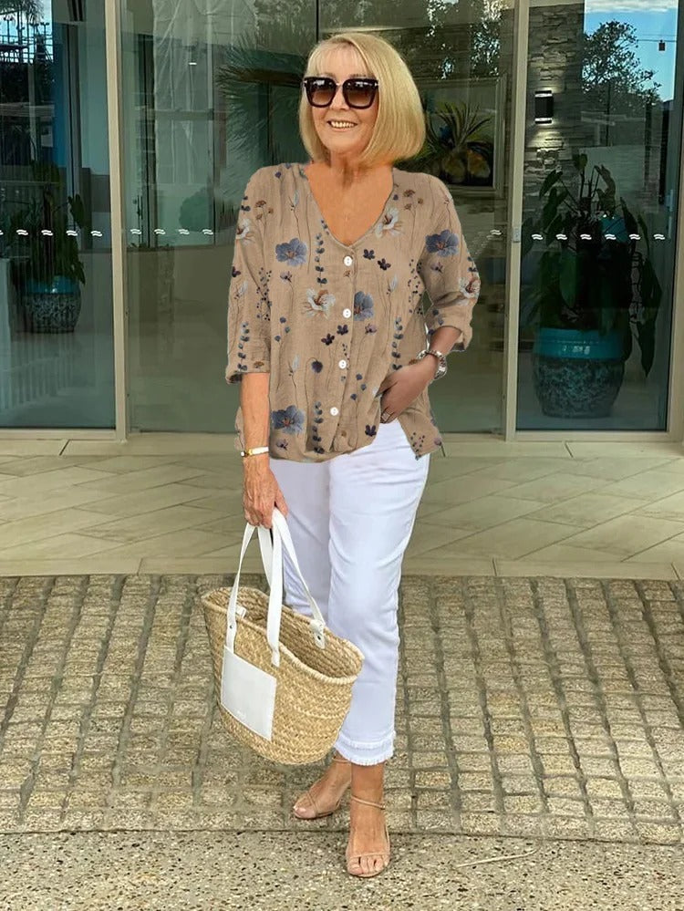 The Anita Effortless Floral Blouse