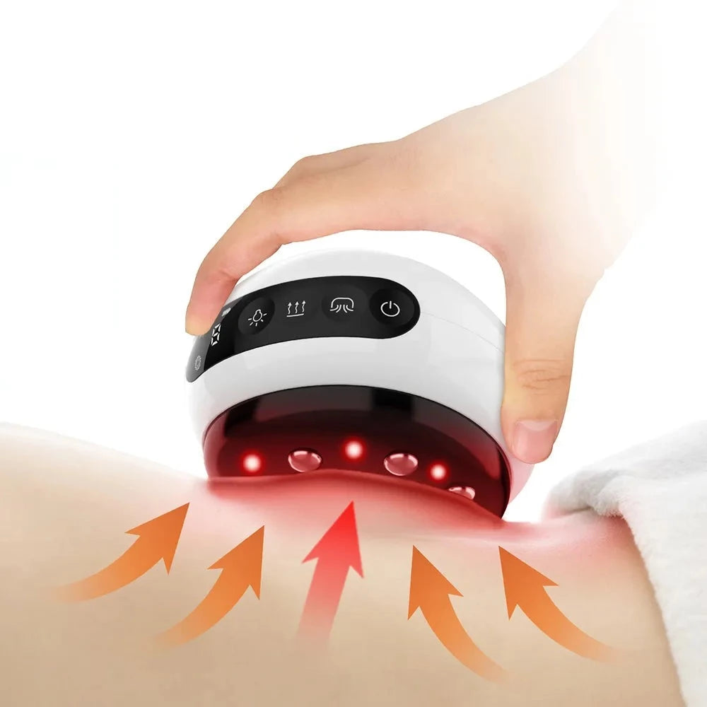LCD-scherm Guasha Schrapen EMS Body Massager 