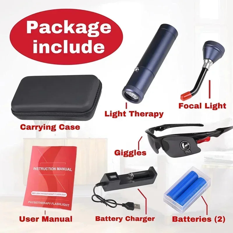 Infrared Light Therapy Wand for Mouth Nose Ear