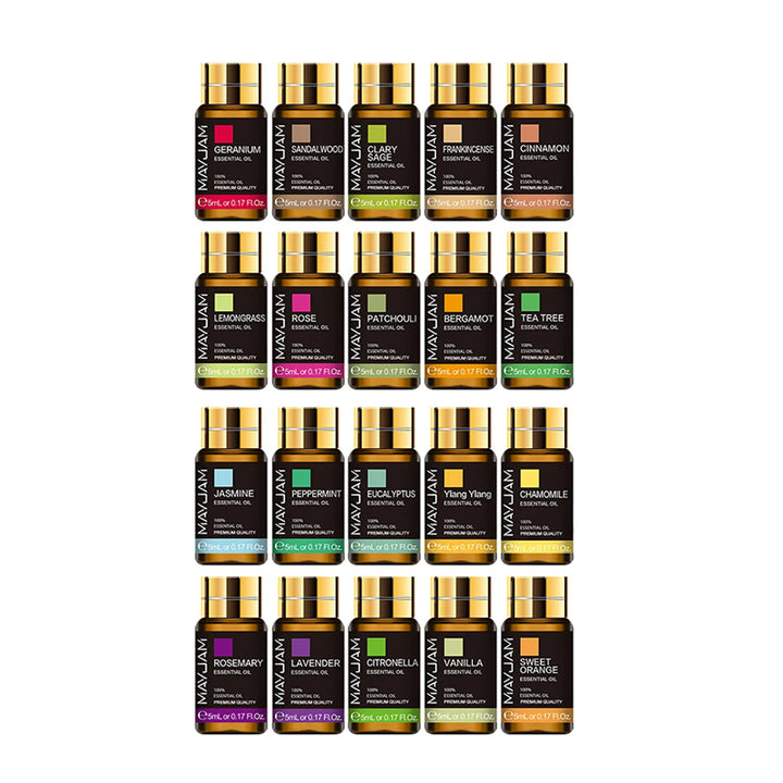 20-delige geschenkdoos Set met pure natuurlijke plantaardige essentiële oliën 