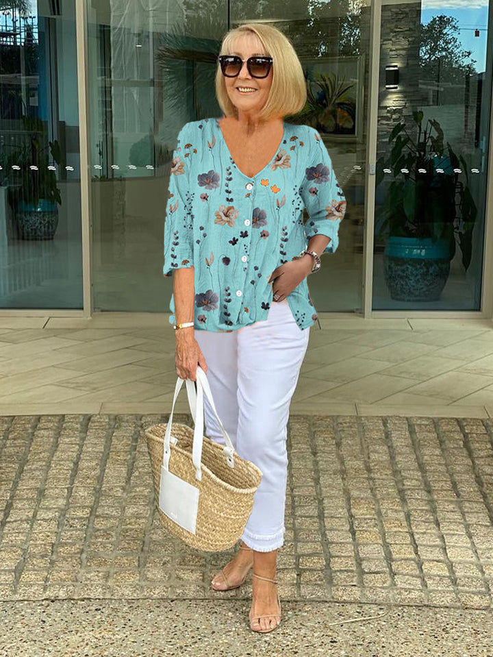 The Anita Effortless Floral Blouse